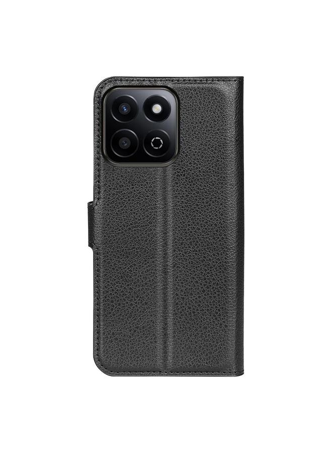 Green Tiger Case For Honor 200 Smart Litchi Texture Horizontal Flip Leather Phone Case with Holder - Image 3