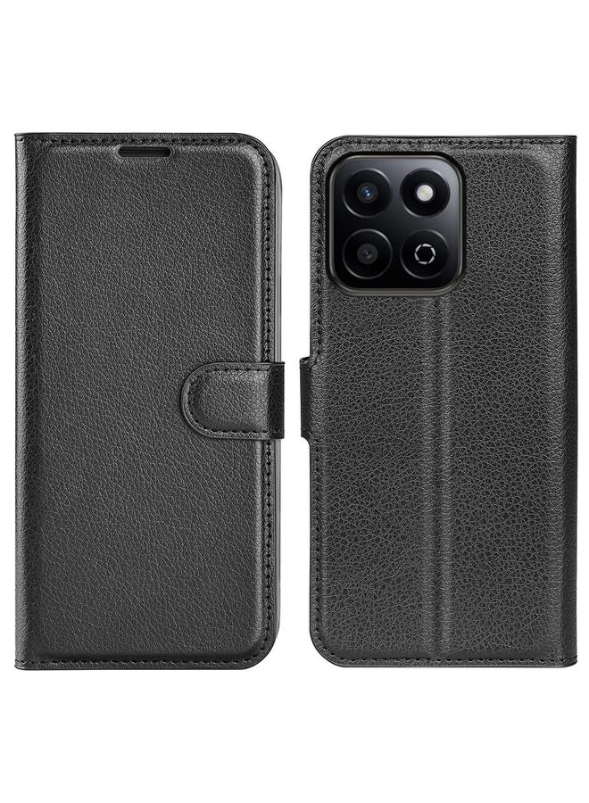 Green Tiger Case For Honor 200 Smart Litchi Texture Horizontal Flip Leather Phone Case with Holder - Image 1