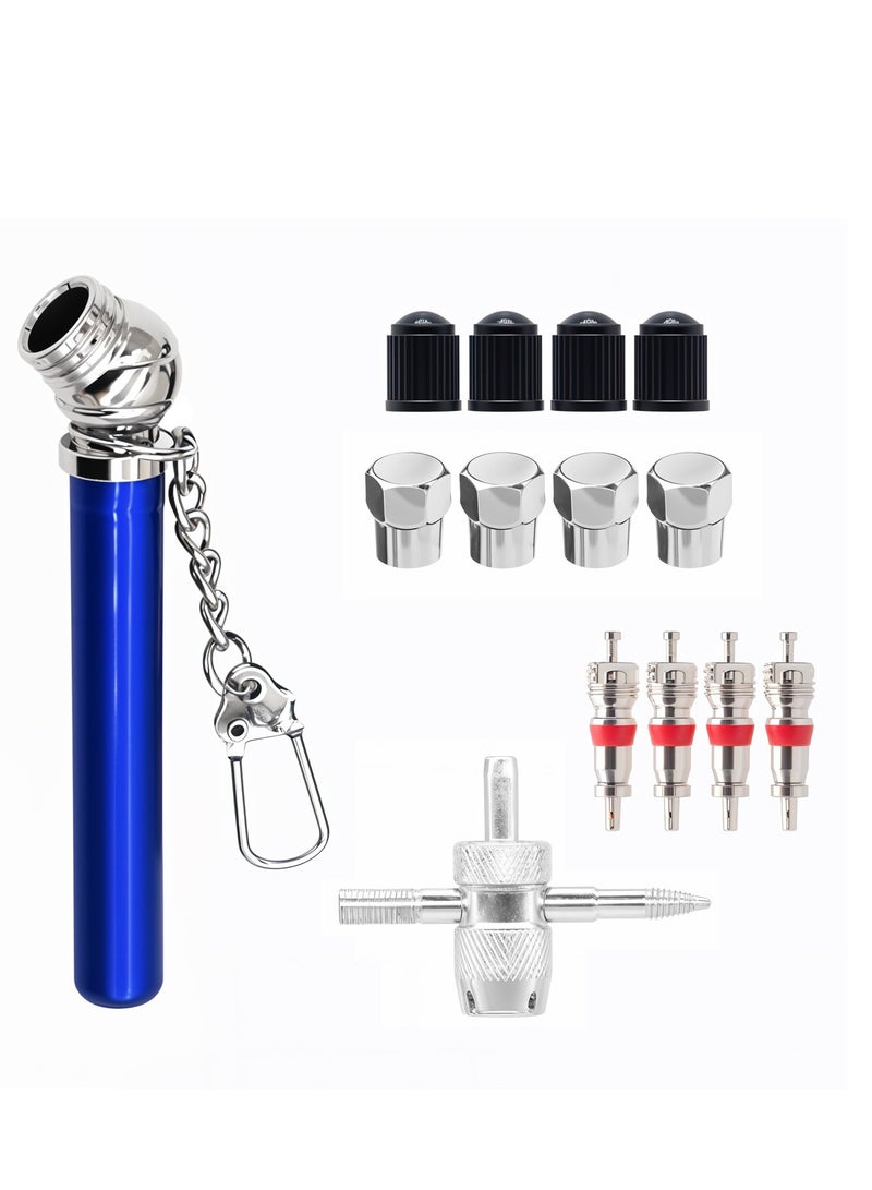 Safari Tire Repair Kit – Complete Valve Core Tool Set with Tire Pressure Gauge, 4-in-1 Valve Tool, Brass Valve Cores, and Valve Caps for Cars, Motorcycles, and Off-Road Vehicles - TG036 - Image 2