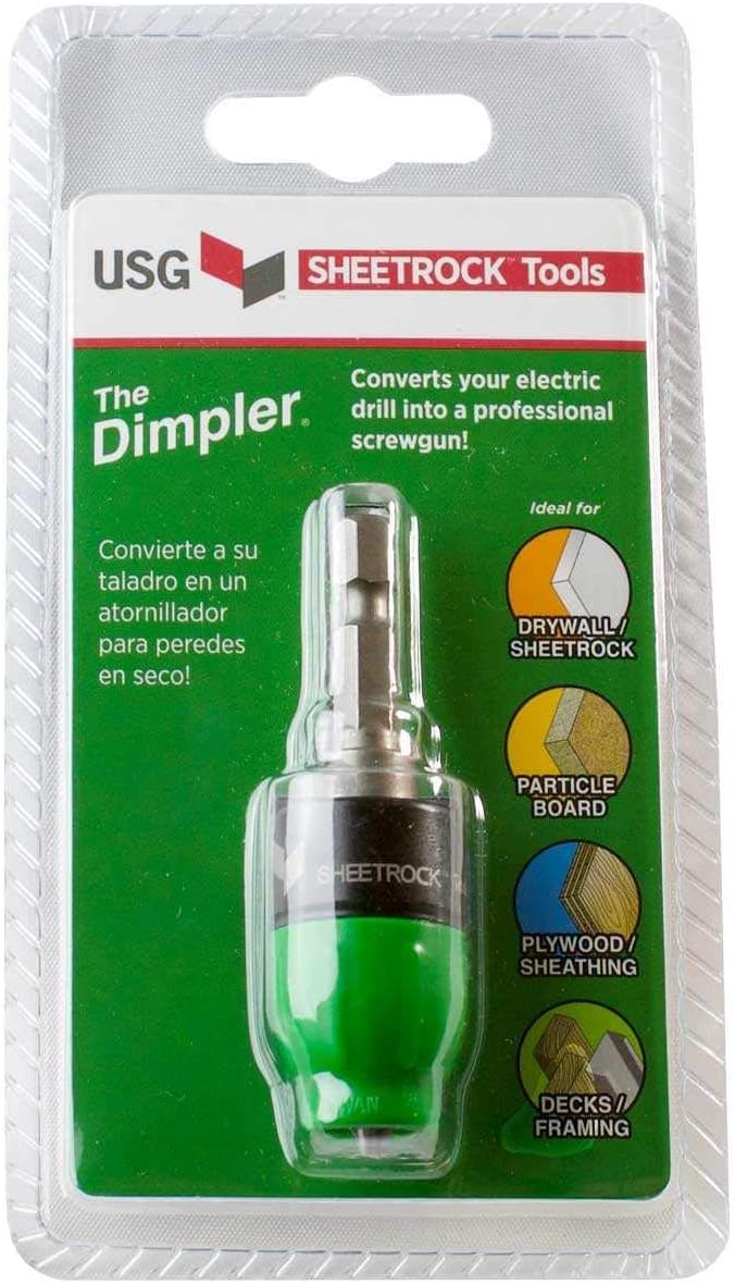Sheetrock USG 'The Dimpler ®' Drywall Screw Setter Bit - Reversible with Clutch - Image 1