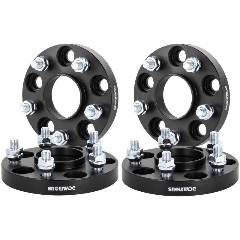 DCVAMOUS 4PC 5x45 Hubcentric Wheel Spacers 20mm with 12x15 Studs Compatible with Toyota Lexus 5 Lug 5x1143 for Avalon Camry Highlander RAV4 Sienna  20052015 Tacoma Only 2WD  ES GS is LS SC RX