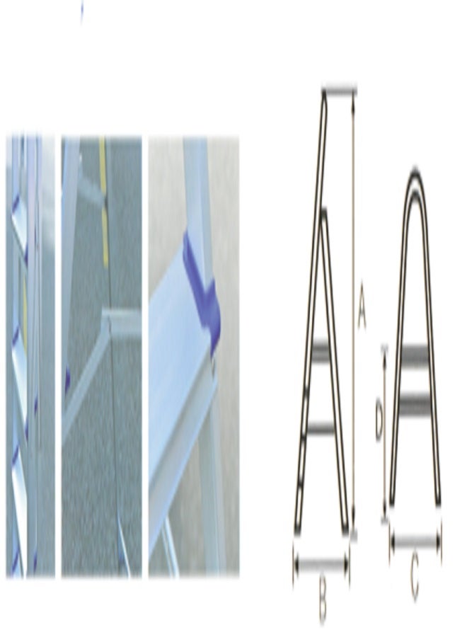 DUKE ALUMINIUM LADDERS LIGHT DUTY 6 STEPS - Image 3