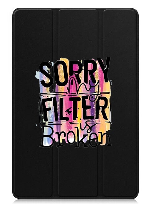 Protective Flip Case For Apple iPad Air 11 (2024) With Trifold Stand Auto Wake Sleep Shockproof Cover Sorry filter is broken