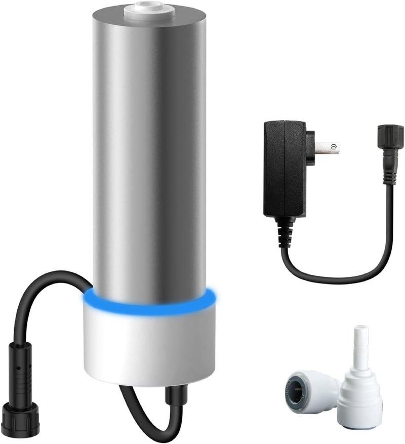 Waterdrop LED UV Ultraviolet Water Filter for Under Sink Water Filter and Reverse Osmosis System, Reduce up to 99.9% of Harmful Substances, Mercury-Free, FCC Certified, Stainless Steel, 50 Year Life - Image 1