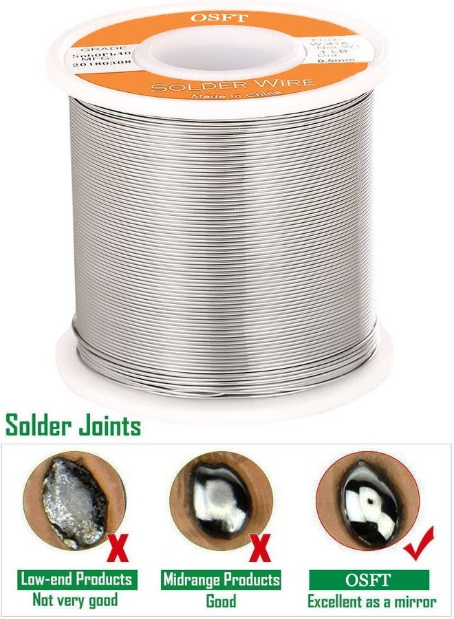 OSFT Solder Wire 60/40 with 2.2% Flux Rosin Core for Electrical Soldering Diameter 0.023 Inch/0.8mm (0.8mm - 500gm) - Image 4