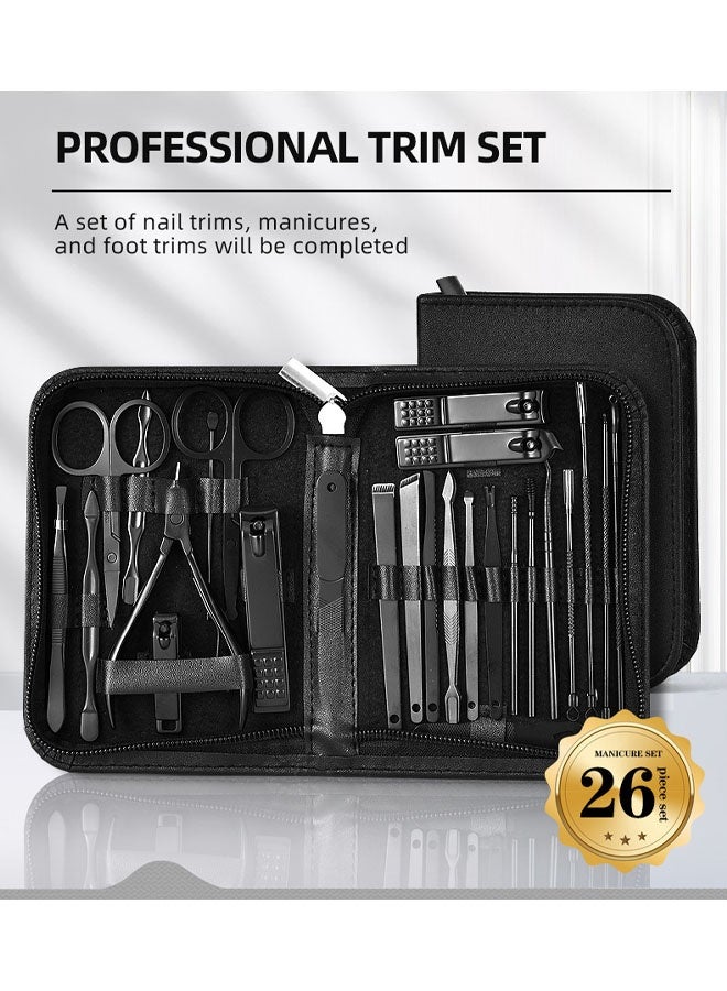 Super ZYouth 26 Piece Professional Pedicure and Nail Clipper Manicure Tool Set - Image 2