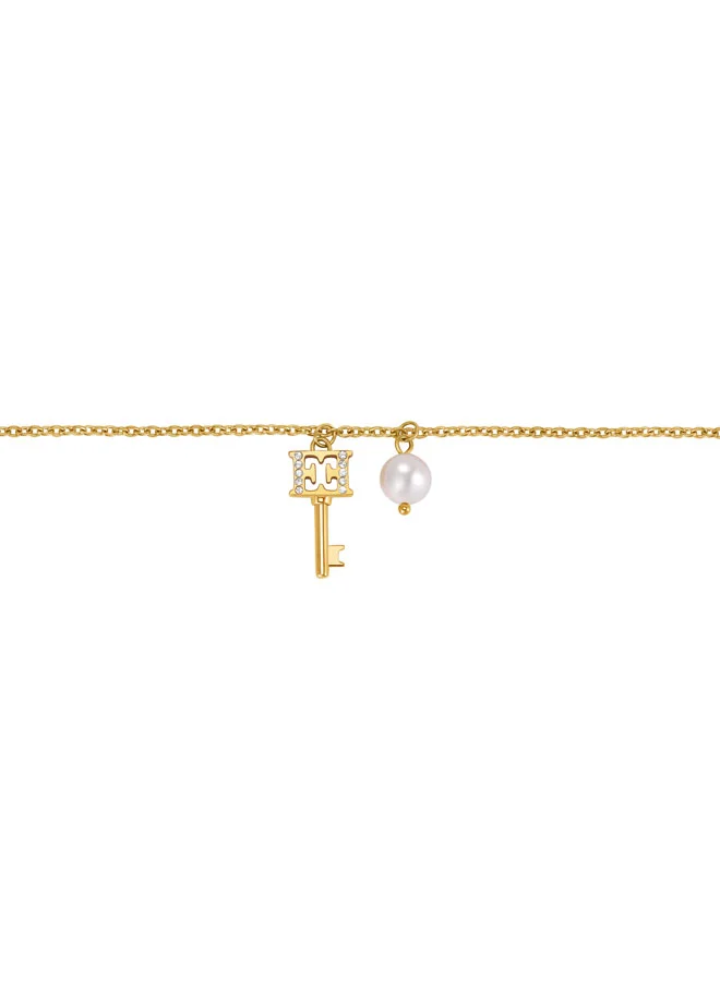 إسكادا Florence Gold Plated Stainless Steel Bracelet for Women 140mm