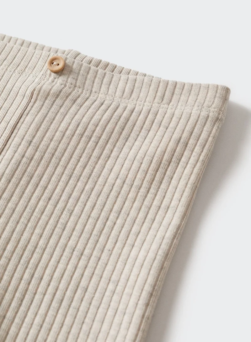 MANGO Infant Ribbed Leggings