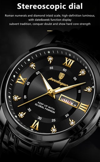 Waterproof Luminous Men's Watch Quartz-Case 41mm - view 4