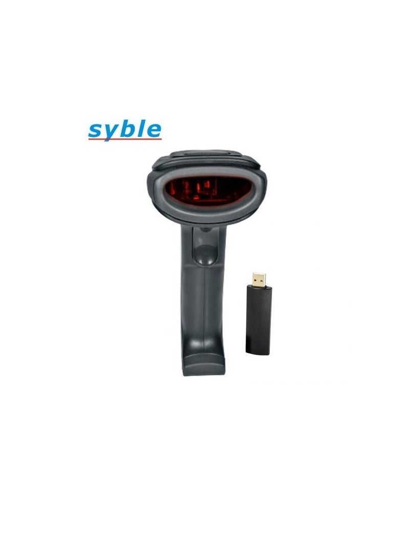 Syble Wireless Barcode Scanner - Single Beam with Code Storage Capacity 1D