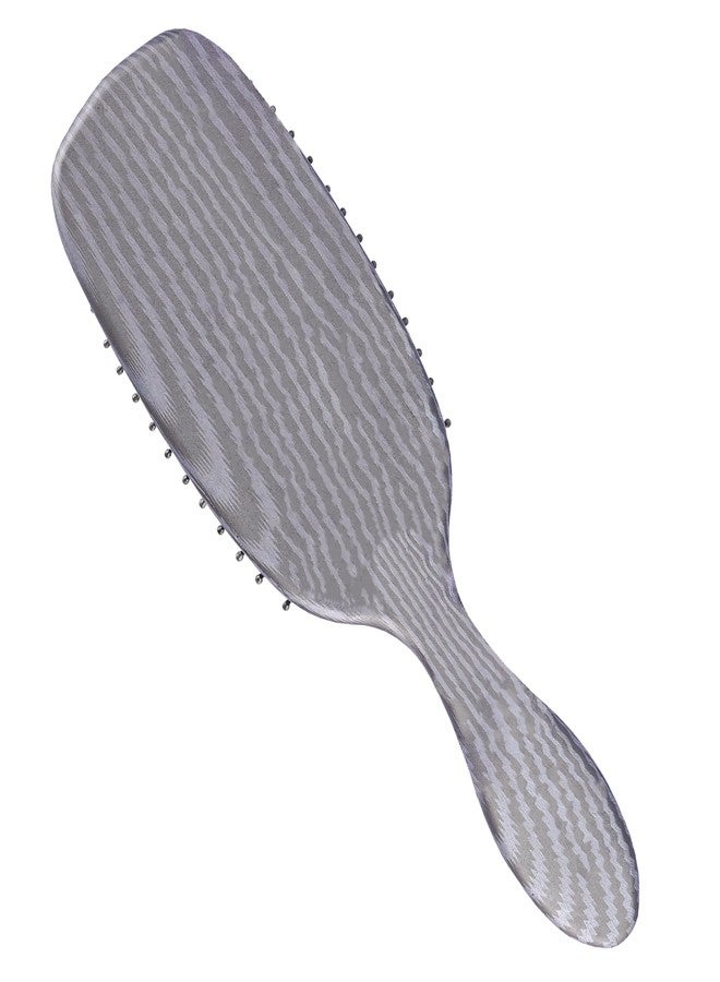 روتس فرشاة شعر ROOTS Truglam Paddle | شعيرات مرنة ذات أطراف ناعمة لفك التشابك وتجعيد الشعر | تمنع خدش فروة الرأس | تضيف كثافة للشعر المصفف | للرجال والنساء | الطول - 8.8 بوصة، رقم الموديل - SLV86 - Image 2