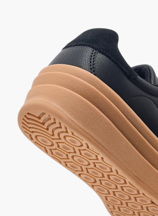 سامبا سنيكرز نسائي برباط وتفاصيل متباينة - Image 4