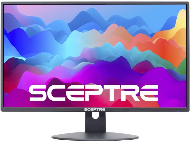 Sceptre شاشة الألعاب LED FHD مقاس 24 بوصة Sceptre E249W-19203R 2X HDMI VGA 75Hz مع مكبرات صوت مدمجة، أسود ماكينات - Image 2