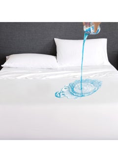 ROBUST Robust Ultimate Protection Mattress Encasement–Fitted Waterproof Mattress Protector, Soft, Noiseless, Hypoallergenic, Durable With (160x200+30cm) Deep Pocket for a Comfortable Sleep-Queen  - Image 1