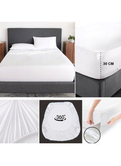 ROBUST Robust Ultimate Protection Mattress Encasement–Fitted Waterproof Mattress Protector, Soft, Noiseless, Hypoallergenic, Durable With (160x200+30cm) Deep Pocket for a Comfortable Sleep-Queen  - Image 2