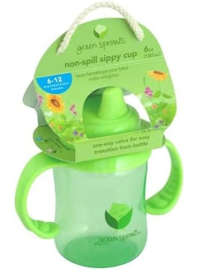 جرين سبراوتس كوب مضاد للانسكاب باللون الأخضر 6 12 شهرًا، عدد 1، عبوة من قطعة واحدة - Image 2