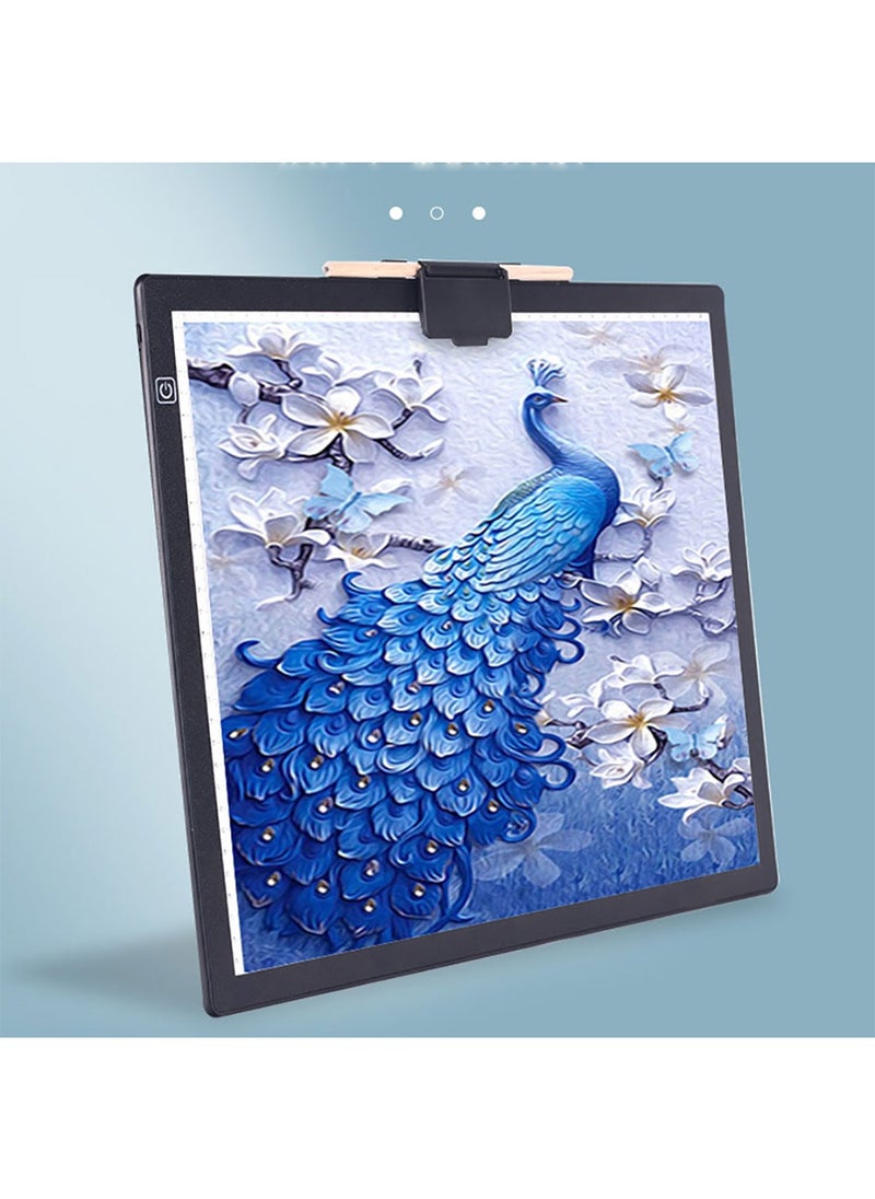 A3 LED Copy Board Light Tracing Box, Ultra-Thin Adjustable USB Power Artcraft LED Trace Light Pad for Tattoo Drawing, Streaming, Sketching, Animation