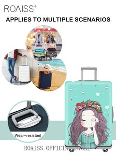 roaiss 8 Piece Travel Accessories Set Includes Luggage Cover, Luggage Tag, 2 Straps, 1 Buckle, 1 Card Holder, Stickers, and 1 Scale, Perfect for Travel and Going out Unisex  - Image 5