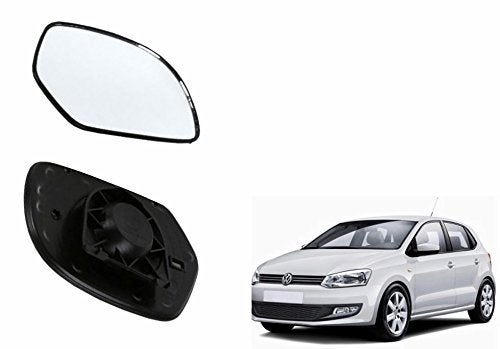 AUTOVEA® Rear View Mirror Glass (Right/Driver Side) Compatible with Volkswagen Polo (Type-1) 2010-2014 - Image 2