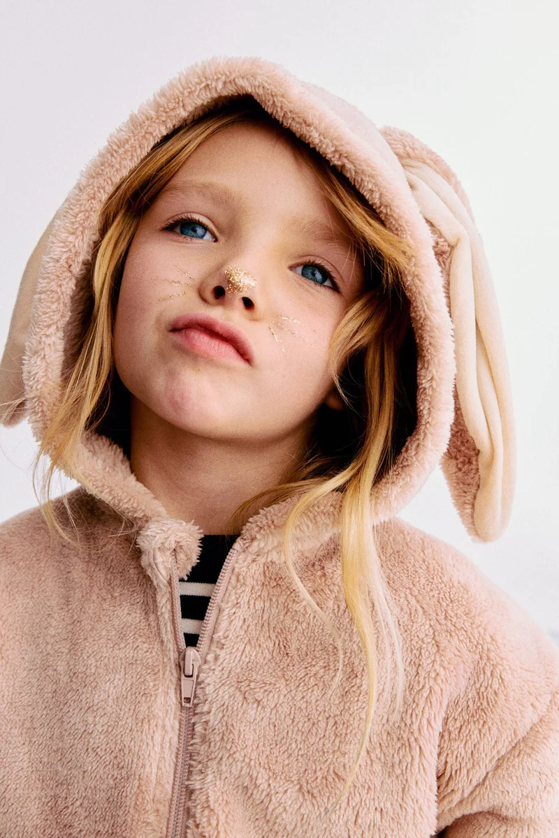 H&M Fancy dress zip-through hoodie