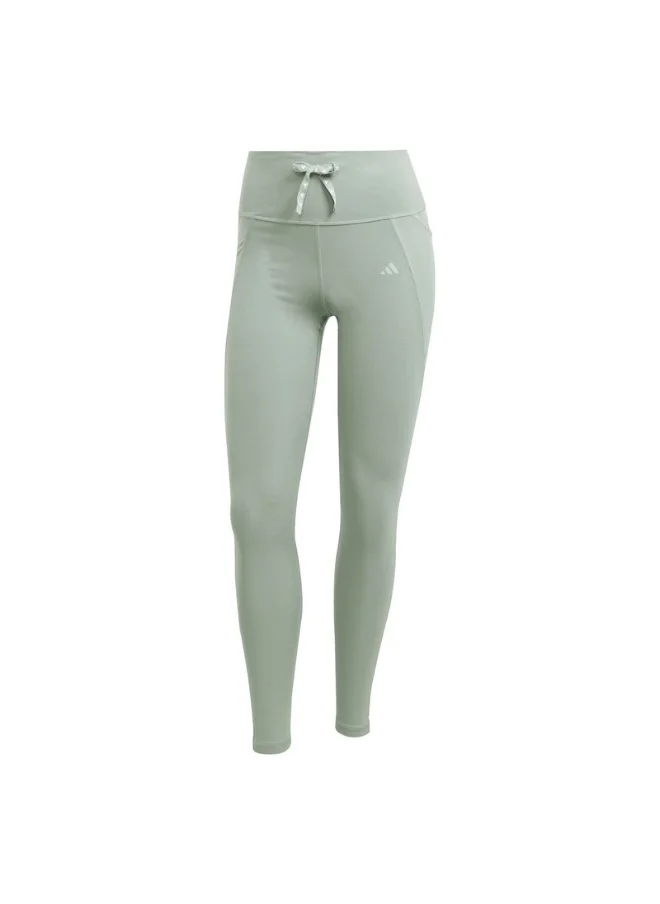Adidas adidas Run Ess 1/1 TGT Green Running TIGHTS for Women - 2XSS