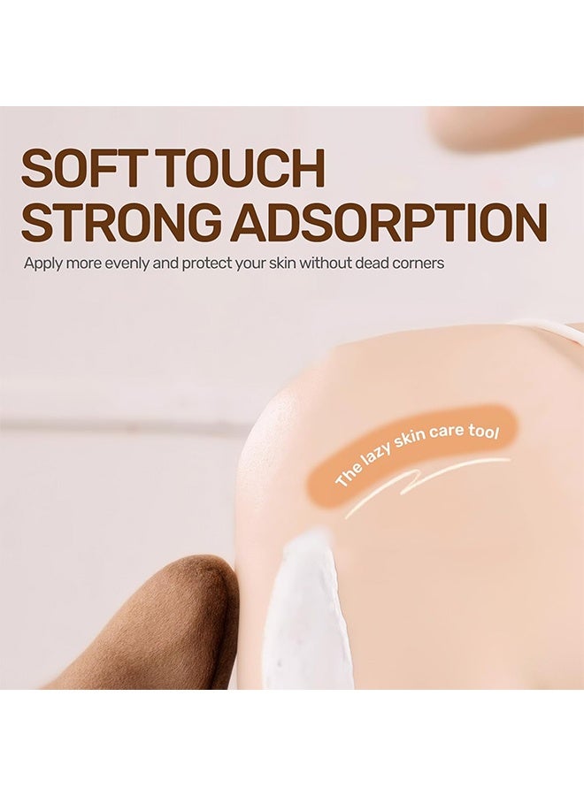 2 PCS Soft Tanning Glove Self Tanner Double Sided Design Self Tanning Glove With Thumb Reusable Applicator for Bronzed Streak Appearance - Image 4