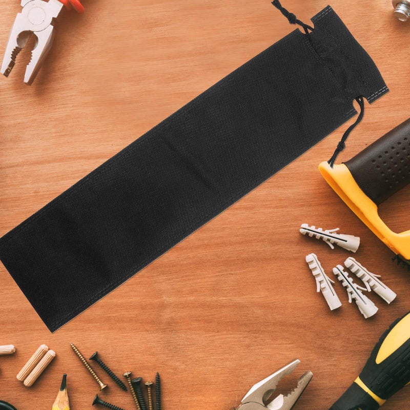 Non Woven Drawstring Tool Storage Bag with Tire Scraper Hook for Car Maintenance - Image 5