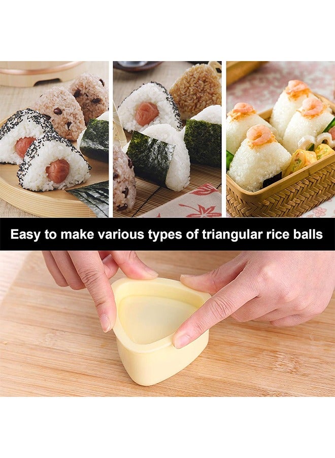 2 Pieces Rice Ball Mould Makers, Onigiri Mold Triangle, Triangle Sushi Mold Making Kit For Home DIY Japanese Boxed Meal Or Children Bento - Image 4