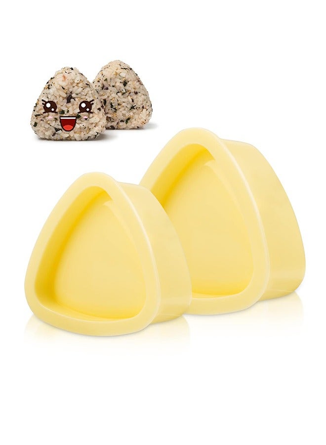 2 Pieces Rice Ball Mould Makers, Onigiri Mold Triangle, Triangle Sushi Mold Making Kit For Home DIY Japanese Boxed Meal Or Children Bento - Image 1