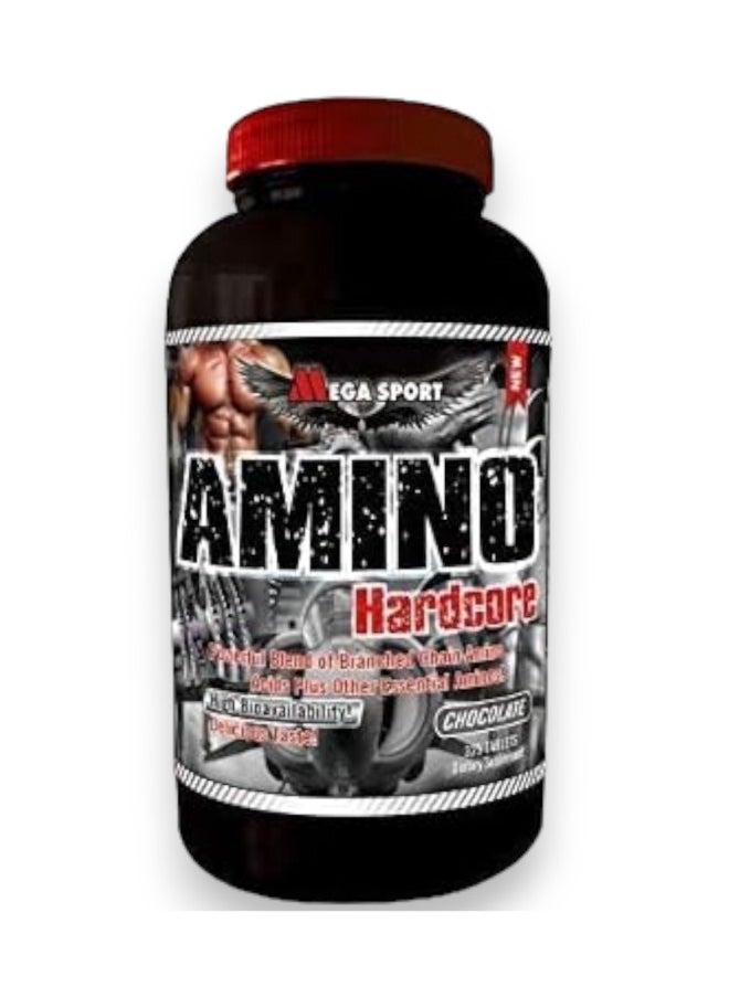 Mega Sport Amino Hardcore, chocolate Flavour, 325 Tablets  - Image 2