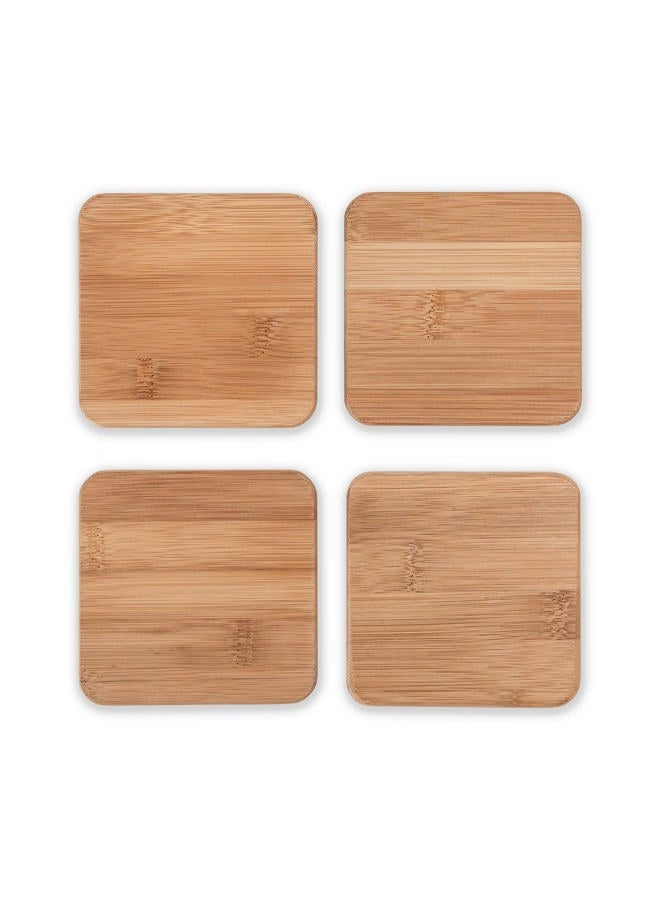 True Stack Set of 4 Bamboo Coasters - Image 1