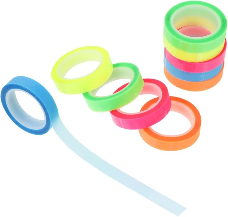 COHEALI 60 لفة شريط ترميز ملون ساطع وملصقات تمييز 3 عبوات لملاحظات الكتب - Image 4