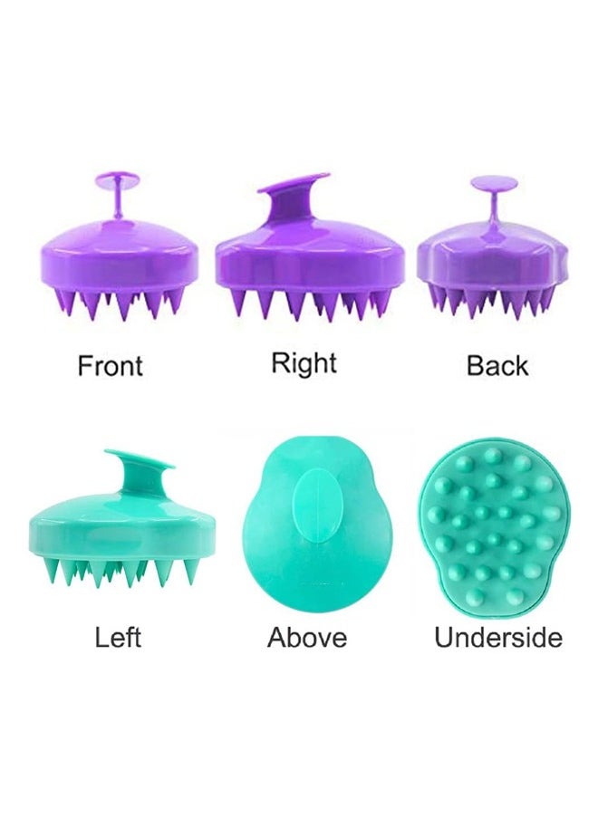 Two Pieces Hair Scalp Massager Shampoo Brush Green/Purple - pzsku/Z628D998F67F7C832579AZ/45/_/1707129512/15fe7474-3c3d-45ce-a569-dd5bc5c62972