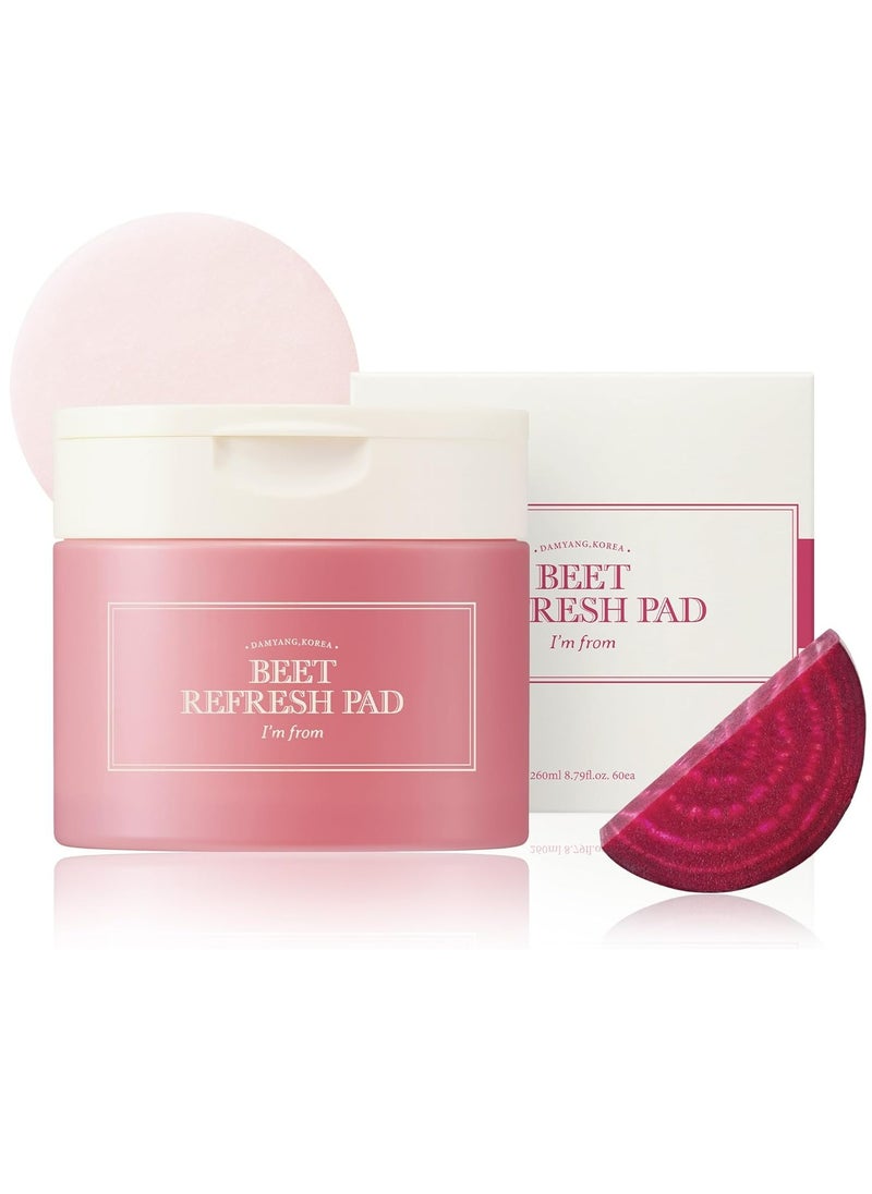 I'M FROM Beet Refresh Pad 60 sheets  - Image 1