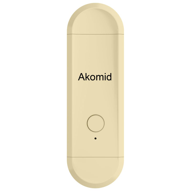 Akomid USB Rechargeable Book Light for Reading in Bed, 8 LEDs Bookmark Style Clip on, Eye-Cared Amber Light Mode for Kids, Blue Light Blocking, Stepless Dimming,Khaki - Image 1