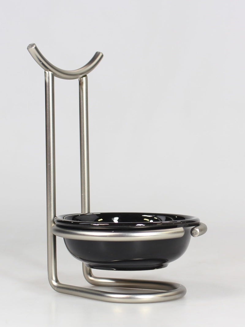 Spectrum Diversified Euro Spoon Rest with Ceramic Dish, Satin Nickel - Image 2