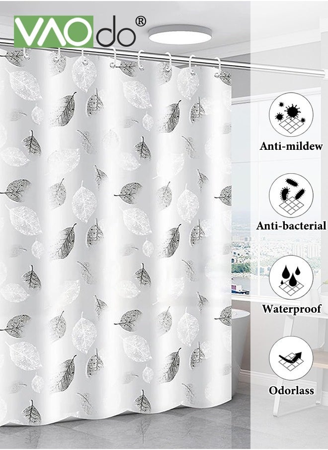 VAOdo - Shower Curtain Liner With Plastic Hanging Ring Colored Triangle PEVA Shower Curtain with Rustproof Metal Grommet and 3 Magnetic Weights Odor Free Shower Liner 180*200 CM - Image 1