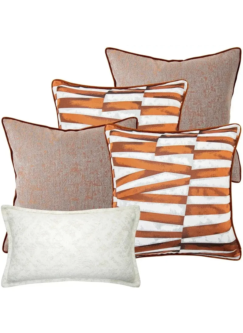 KNOT HOME Cushion Topaz Bundle (with filler) Pillow Knot Home Cover Set for Modern Sofa Contemporary Living Room Bedroom and Office Soft Washable