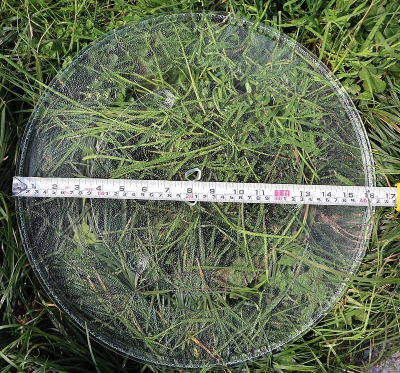 METER STAR طبق دوار زجاجي للميكروويف F06014M00AP مقاس 16.5 بوصة، جزء بديل للصينية الزجاجية للميكروويف A06014M00AP مقاس 16.5 بوصة وآمن لغسالة الصحون. - Image 4
