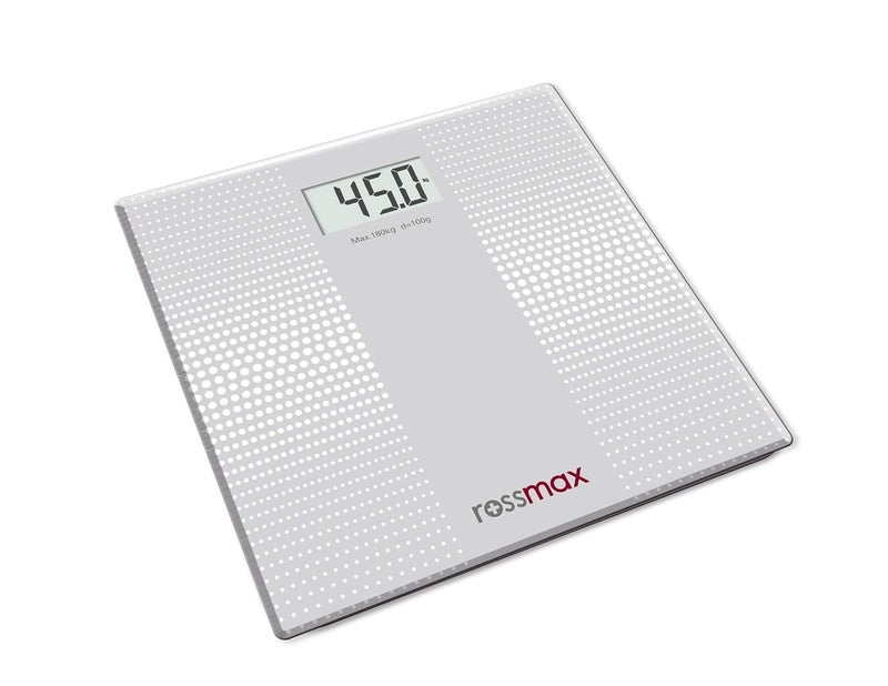 Rossmax ميزان وزن رقمي WB101 - قياس دقيق لوزن الجسم، تصميم سويسري بتقنية الخطوة، شاشة LCD - آلة وزن مثالية للياقة البدنية ومراقبة الصحة في المنزل - Image 5