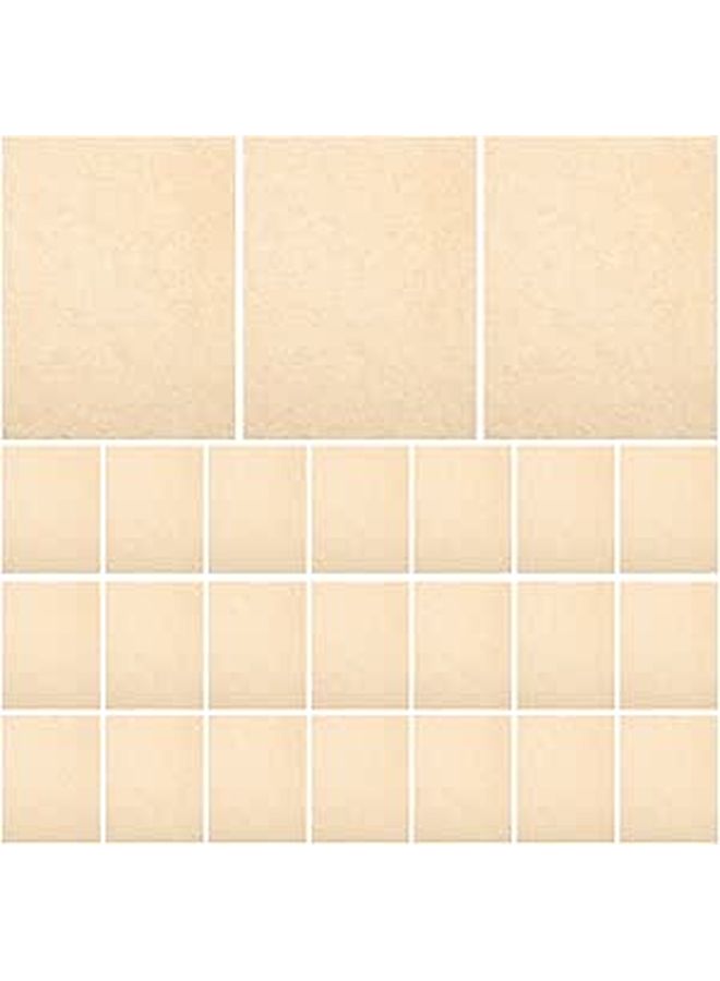 ورق زبدة الخبز كرافت السميك BESTYASH 20×25 سم 100 ورقة لتغليف الطعام - Image 1
