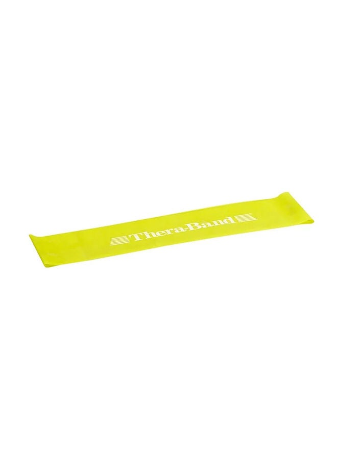 TheraBand Exercise Band Loops, Yellow, 8 Inch, Latex Resistance Loop Band for Strength Training, Physical Therapy, Rehabilitation & Lower Body Exercise - Image 1