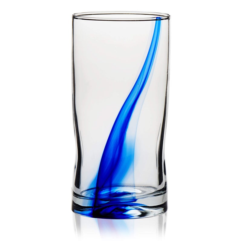Libbey Impressions Tumbler Glasses, Set of 4 (Blue Ribbon) - Image 3