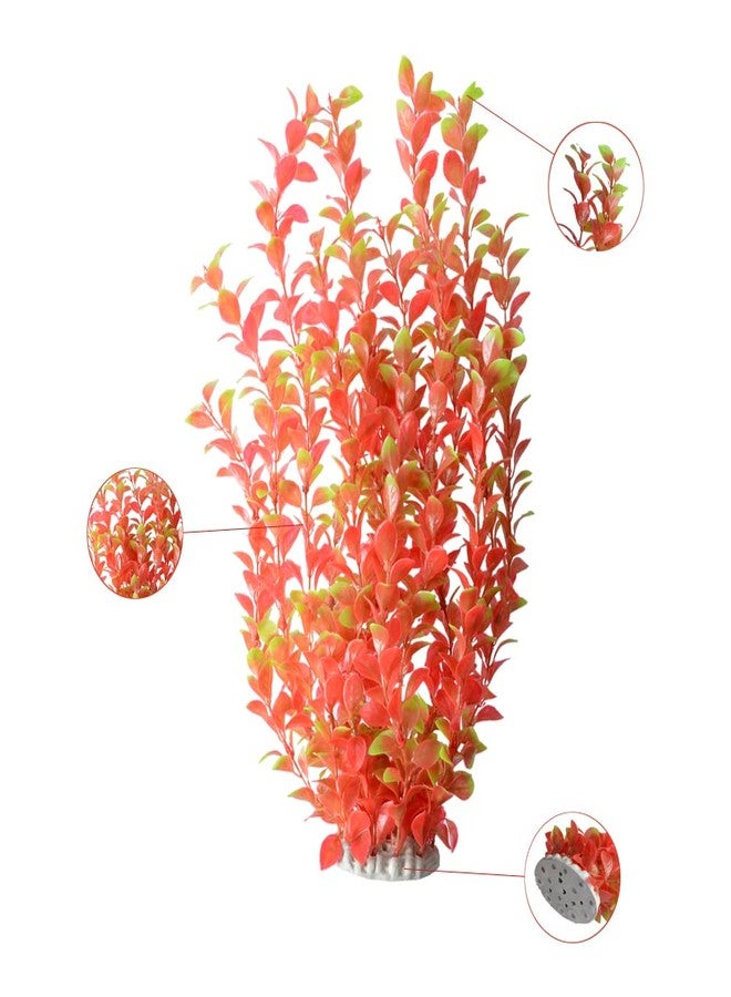 Saim Aquarium Artificial Plastic Plants Decor Fish Tank Ornament 16" Height Assorted Color - Image 5