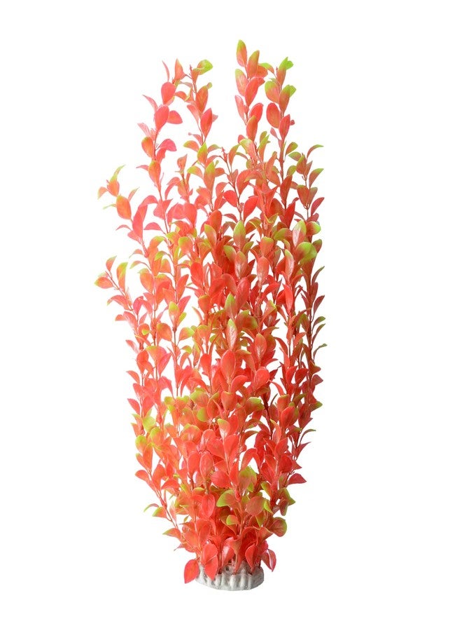 Saim Aquarium Artificial Plastic Plants Decor Fish Tank Ornament 16" Height Assorted Color - Image 1