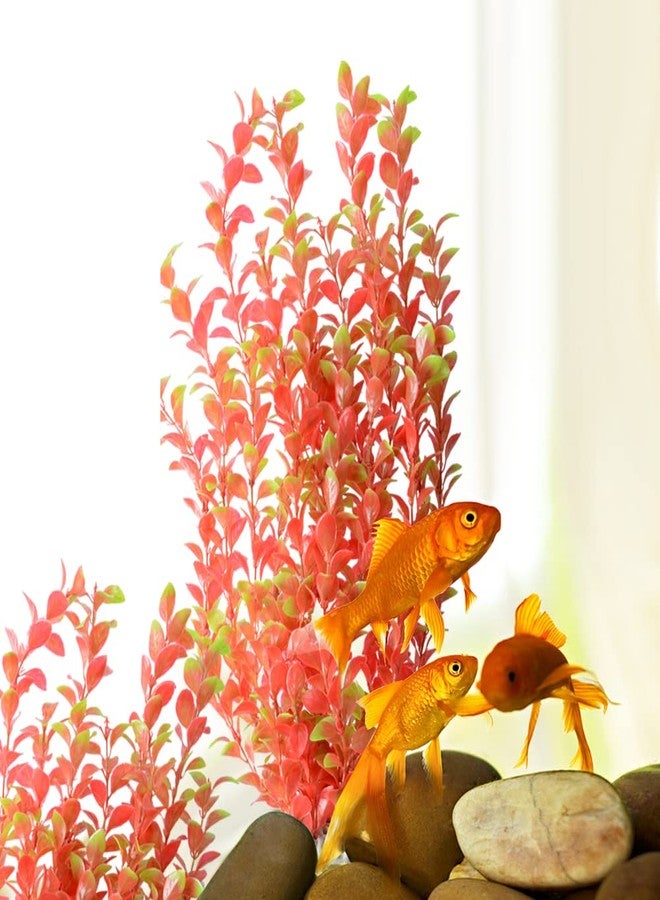 Saim Aquarium Artificial Plastic Plants Decor Fish Tank Ornament 16" Height Assorted Color - Image 4