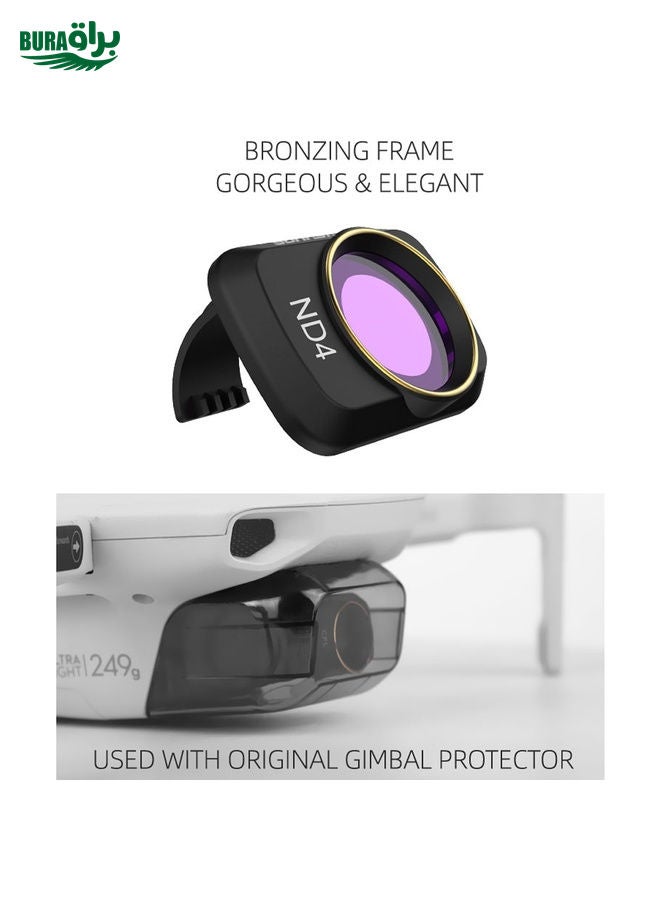 BURAQ Sunnylife MM-FI9251 For DJI Mavic Mini / Mini 2 Drone ND16 Lens Filter - Image 5