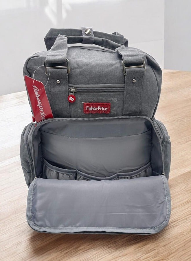 Fisher-Price Divided Diaper Bag for Baby – Multi-Compartment Waterproof Organizer Bag - Image 4