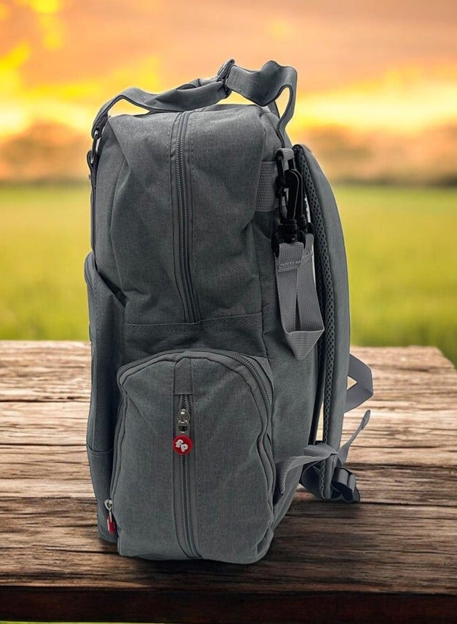 Fisher-Price Divided Diaper Bag for Baby – Multi-Compartment Waterproof Organizer Bag - Image 5