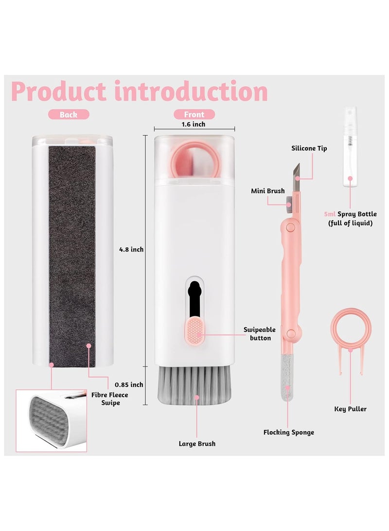 N3 Multifunctional 7 in 1 Electronic Cleaner Kit, mac Keyboard Cleaner Kit,and Keyboard Key Puller and Earbud Cleaner Kit ,Headphone Cleaning Kit, Multicolour - Image 3